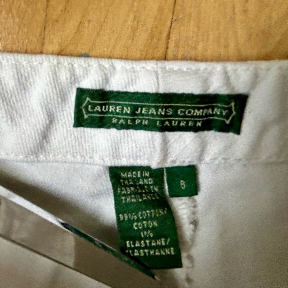 Ralph Lauren Vintage 90s White Sailor Jeans - Picture 2 of 10